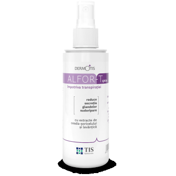 Alfor-T spray impotriva transpiratiei, 110ml, Tis Farmaceutic