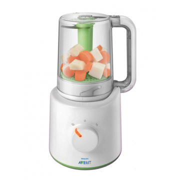 Aparat de gatit cu aburi si blender SCF870/22, Philips Avent