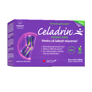 Celadrin Extract Forte 500 mg, 60 capsule, Good Days Therapy