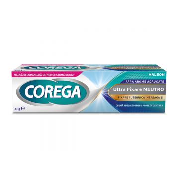 Crema adeziva pentru proteza Neutro, 40g, Corega
