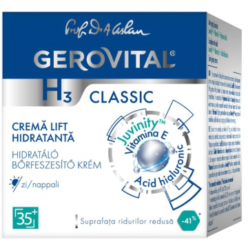 Crema de zi lift hidratanta H3 Classic, 50ml, Gerovital
