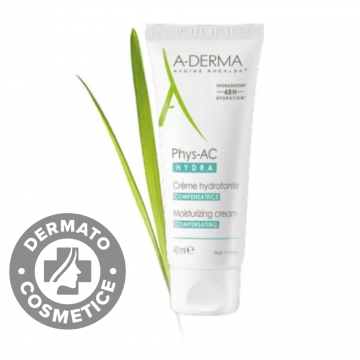 Crema hidratanta pentru ten cu tendinta acneica Phys-AC Hydra, 40ml, A-Derma