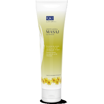 Crema pentru masaj cu arnica Q4U, 150ml, Tis Farmaceutic