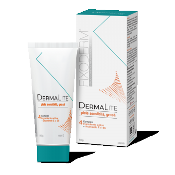 Crema pentru pielea sensibila si grasa DermaLite, 50g, PharmaGenix®