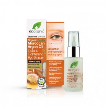 Dr.Organic Maroccan Argan Ser pentru ochi cu efect instant, 30ml