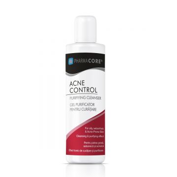 Gel purificator pentru curatare Acne Control, 150ml, Pharmacore