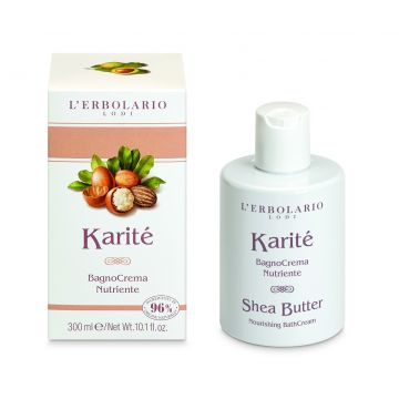 L'Erbolario Crema de baie nutritiva cu unt de shea, 300ml