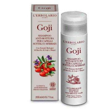 L'Erbolario Sampon pentru par fragil Goji, 200ml