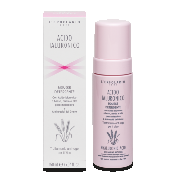 L'Erbolario Spuma de curatare pentru fata cu acid hyaluronic, 150ml