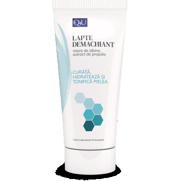 Lapte demachiant Q4U, 100ml, Tis Farmaceutic