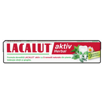 Pasta de dinti Aktiv Herbal, 75ml, Lacalut