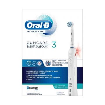 Periuta electrica Smart Coaching, Gumcare 3 D601, 1 bucata, Oral-B