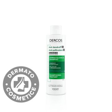 Sampon anti-matreata pentru par normal-gras Dercos, 200ml, Vichy