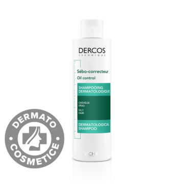 Sampon sebocorector pentru par gras, 200 ml, Dercos