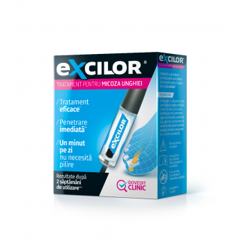 Solutie tratament pentru micoza unghiei, 3,3ml, Excilor