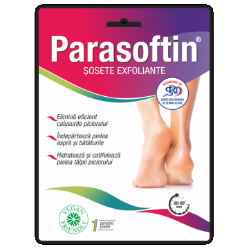 Sosete exfoliante Parasoftin, 1 pereche, Adex-Cosmetics