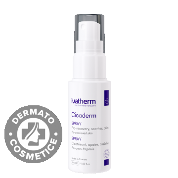 Spray-crema reparatoare si cicatrizanta Cicaderm, 50ml, Ivatherm