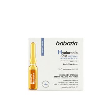 Fiole cu acid hialuronic pentru hidratare, 10ml, Babaria