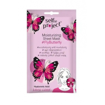 Masca de hidratare fata #FlyButterfly, 15ml, Selfie Project