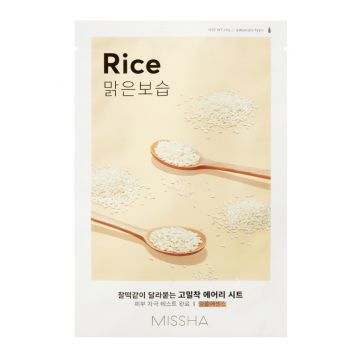Masca pentru ten radiant cu extract de orez, 19g, Missha
