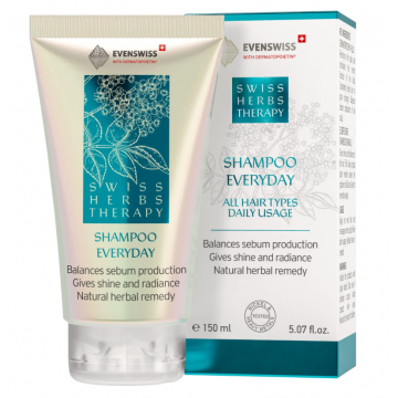 Sampon pentru par stralucitor Swiss Herbs Therapy, 150ml, Evenswiss