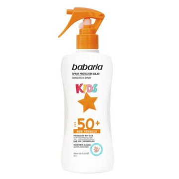 Spray cu protectie solara pentru copii SPF 50+, 200ml, Babaria