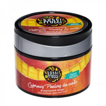 Sugar scrub de corp Piersici si Mango Tutti Frutti, 300g, Farmona