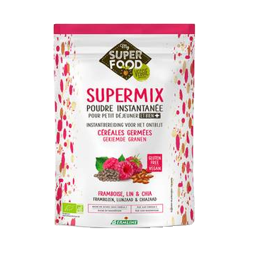 Supermix pentru mic dejun cu zmeura, in si chia bio, 350g, Germline