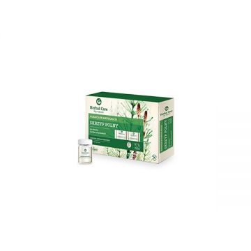 Tratament fiole cu extract de Coada Calului pentru par foarte deteriorat Herbal Care, 5 fiole x 5ml, Farmona