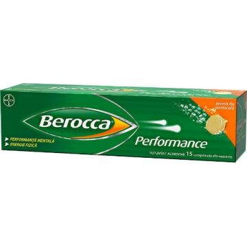 Berocca Performance multivitamine - 15 comprimate efervescente Bayer