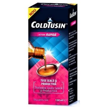 ColdTusin sirop pentru tuse seaca si productiva - 120ml