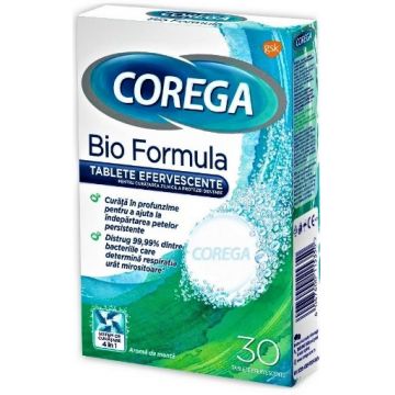 Corega Tabs BioFormula 3D - 30 tablete efervescente
