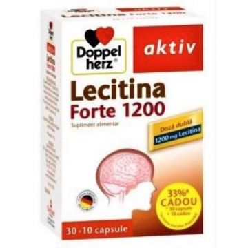 Doppelherz Aktiv Lecitina Forte 1200 - 30 capsule (+10 capsule promo)