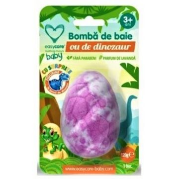 EasyCare Bomba de baie ou de dinozaur lavanda - 120 grame