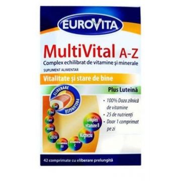 Eurovita MultiVital A-Z - 42 comprimate