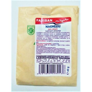 Favisan sare amara - magneziu - 40 grame