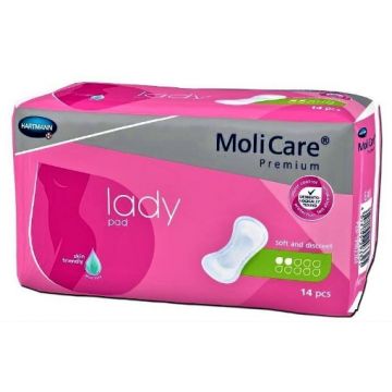 Hartmann MoliCare Premium Lady pad cu 2 picaturi - 14 bucati