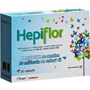 Hepiflor pentru adulti - 10 capsule Terapia