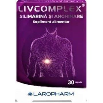 Laropharm LivComplex Silimarina si Anghinare - 30 capsule