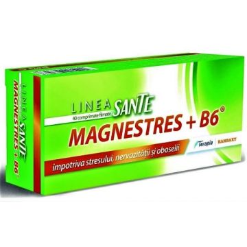 Linea Sante Magne Stress + vitamina B6 - 40 comprimate filmate Terapia