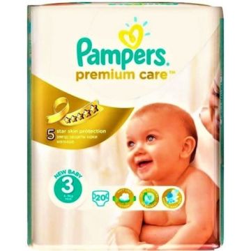 Pampers 3 (4-9kg) Premium Care - 20 bucati