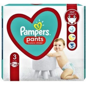 Pampers 3 (6-11 kg) Active Baby pants - 29 bucati