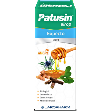 Patusin Expecto sirop pentru copii - 100ml Laropharm