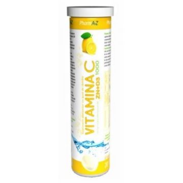 PharmA-Z Vitamina C 1000mg Zn+D3 - 20 comprimate efervescente