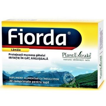 PlantExtrakt Fiorda lamaie - 30 comprimate pentru supt