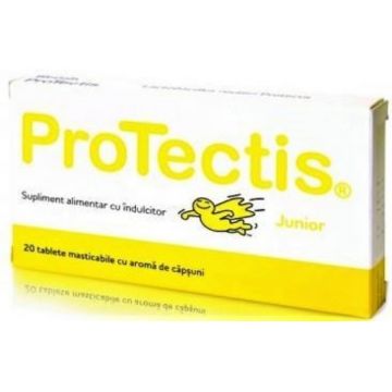ProTectis Junior Probiotice cu aroma de capsuni - 20 tablete masticabile BioGaia
