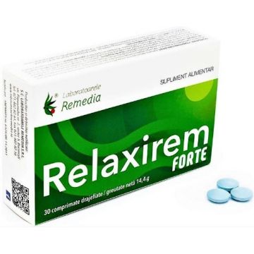 Remedia Relaxirem Forte - 30 comprimate