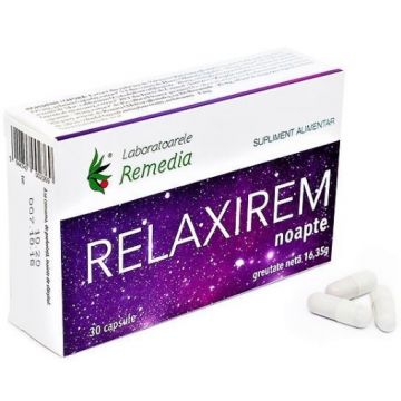 Remedia Relaxirem Noapte - 30 capsule