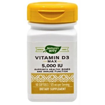 Secom Vitamina D3 5000UI - 60 capsule moi