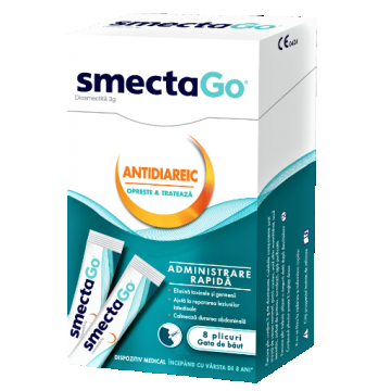 Smecta Go - 8 plicuri